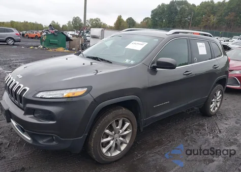 2017 Jeep Cherokee Limited z USA, uszkodzony, nr VIN 1C4PJMDS3HD229050